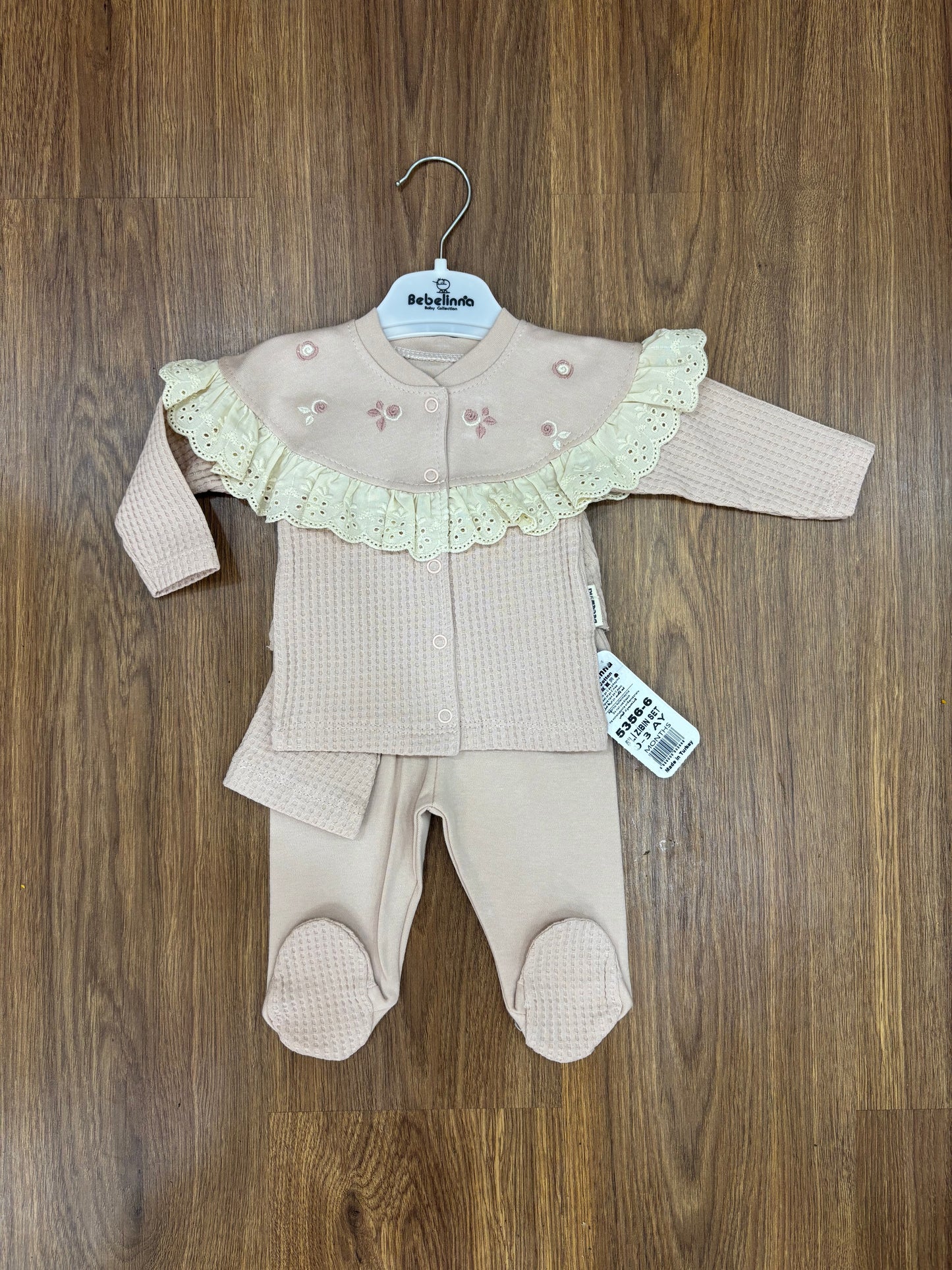 Ensemble Naissance Bébé Fille 100% Coton – Douceur & Confort