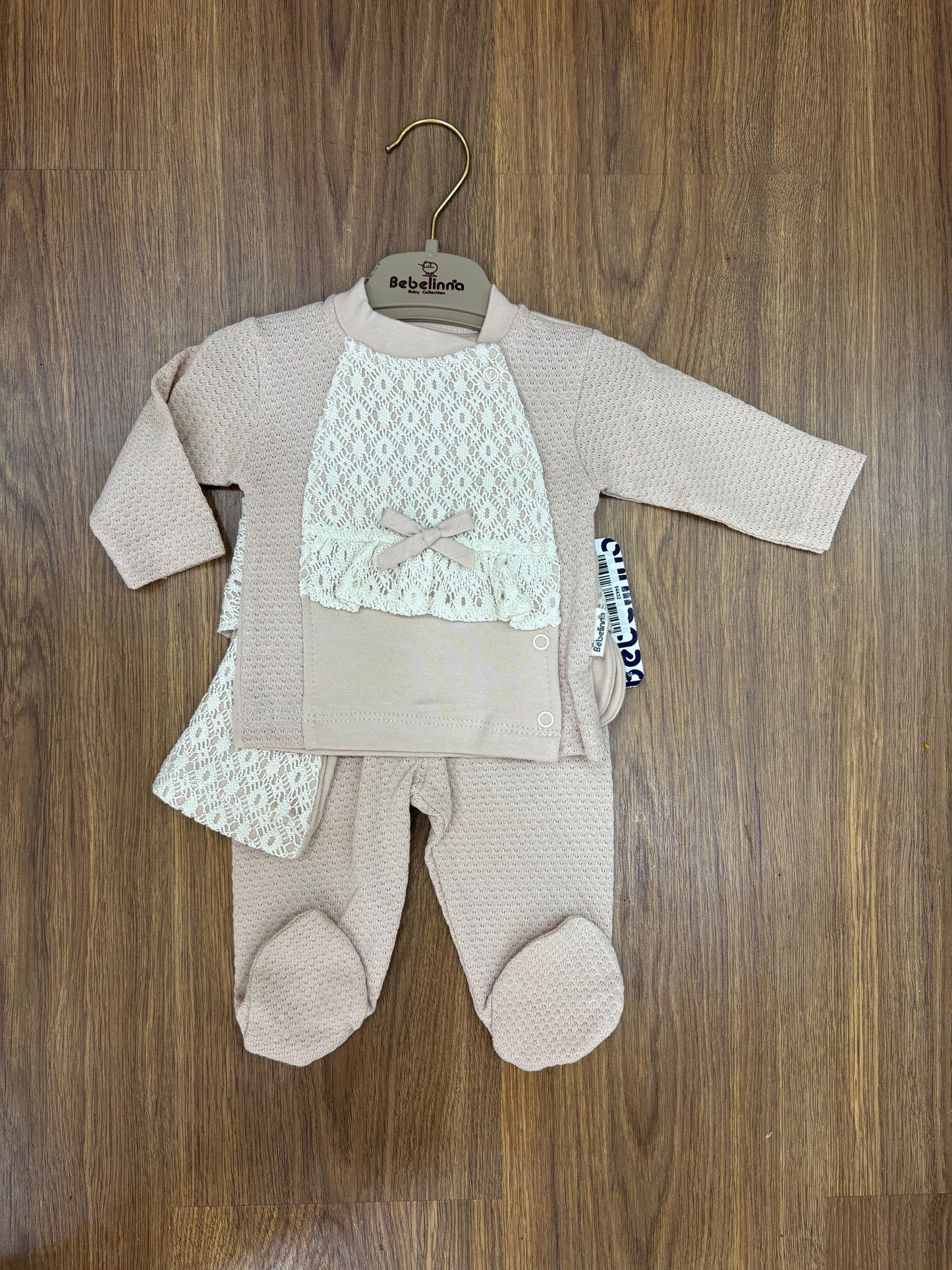 Ensemble Naissance Bébé Fille 100% Coton – Confort & Douceur