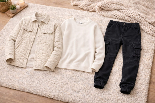 Ensemble 3 pièces confortable et tendance pour enfant