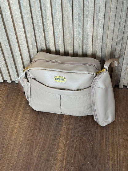 Sac Maternité 3 Pièces – Élégance, Praticité et Grande Capacité