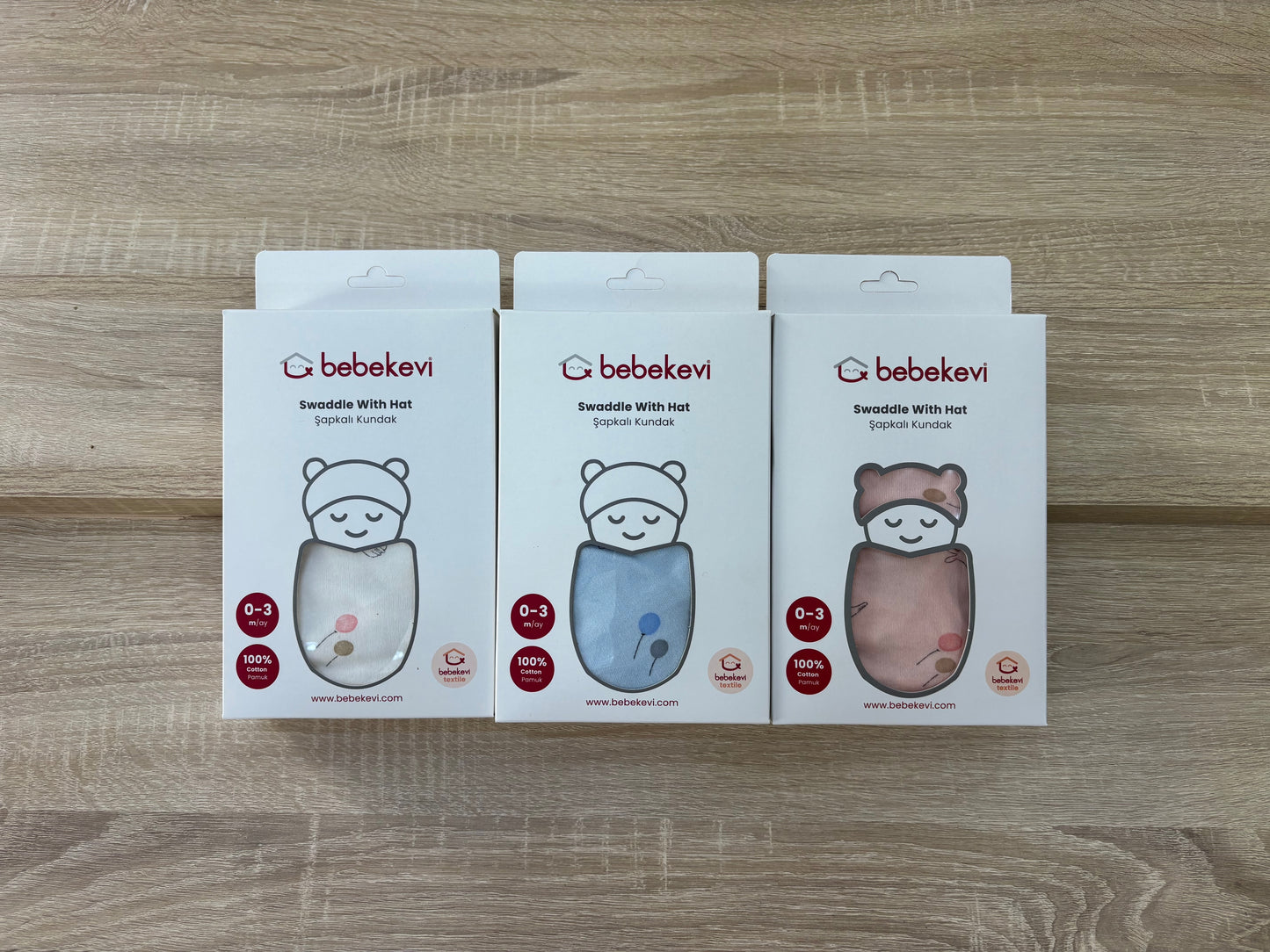 Lange d’Emmaillotage Bébé Bebekevi 100% Coton – Douceur & Confort